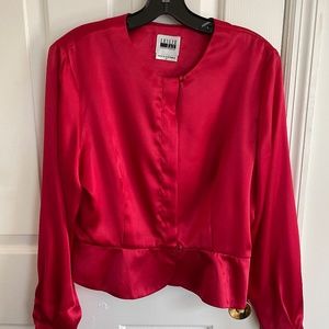 Red blouse